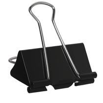 Binder Clips Aellabus Large 5,1 cm, pacote com 72 unidades, aço temperado preto Binder Clips Aellabus Large 5,1 cm, pacote com 72 unidades, aço temperado preto