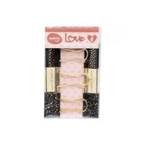 Binder Clips Molin Love Especial Preto 32mm Com 06