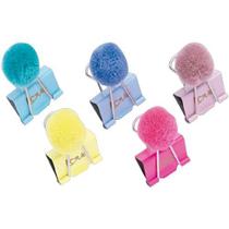 Binder Clips PomPom 5 unidades 32mm Molin