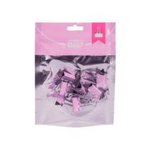 Binder Clips Rosa Pastel 19mm Ziper Bag C/12 Und - LYKE