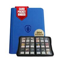 Binder De Cartas Sem Argolas De Capacidade Dupla Com 9 Bolsos Para 864 Cartas MTG YGO PTCG