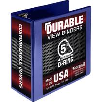 Binder Samsill Durable 12,7 cm, anel D de 3 anéis, 1050 páginas, azul