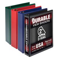 Binder Samsill Durable D Ring de 2 polegadas, pacote com 4, 475 páginas