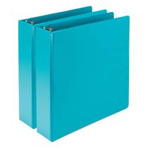 Binder Samsill Earth's Choice, turquesa durável de 2 polegadas, de base biológica Binder Samsill Earth's Choice, turquesa durável de 2 polegadas, de base biológica