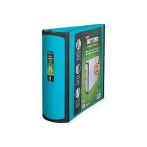 Binder STAPLES BetterView D-Rings de 3 polegadas, 600 folhas, azul-petróleo