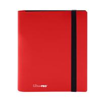 Binder Ultra Pro de 4 bolsos Eclipse Pro Binder vermelho maçã Binder Ultra Pro de 4 bolsos Eclipse Pro Binder vermelho maçã