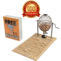 Bingo com Globo Médio + 1 Bloco com 100 Cartelas Treis Reis Bingo com Globo Médio + 1 Bloco com 100 Cartelas Treis Reis