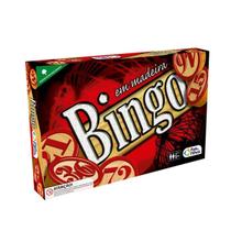 Bingo com Peças em Madeira, 36 Cartelas e Saco para Sorteio - Pais & Filhos Bingo com Peças em Madeira, 36 Cartelas e Saco para Sorteio - Pais & Filhos
