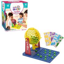 Bingo Completo Jogo Para Até 48 Participantes 90 Números Roleta Globo Giratório Base e Cartelas Coloridas Família Festa Junina Infantil Bingo Completo Jogo Para Até 48 Participantes 90 Números Roleta Globo Giratório Base e Cartelas Coloridas Família Festa Junina Infantil