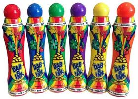 Bingo Daubers Dab-O-Ink, pacote com 6 cores misturadas, 120 ml