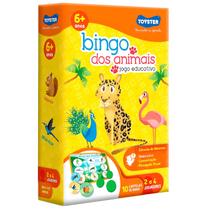 Bingo dos Animais Educativo Toyster Cartelas EVA Aprendizado Percepção Visual Bingo dos Animais Educativo Toyster Cartelas EVA Aprendizado Percepção Visual
