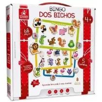 Bingo Dos Bichos 68 Peças Brincadeira de Criança 2136