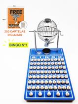 Bingo Globo Cromado N1 Completo C/ 200 Cartelas Bingo Globo Cromado N1 Completo C/ 200 Cartelas