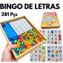 Bingo Letras para Alfabetização 281 Peças Toy Trade