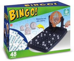 Bingo Para Mesa Jogo com 48 Cartelas - Nig Brinquedos 1000