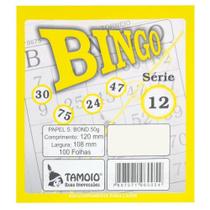 Bingo Tamoio Amarelo 100 Folhas Bingo Tamoio Amarelo 100 Folhas