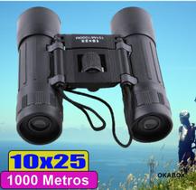 Binoculo 10x25 Profissional Infantil BAK4 1000Metros