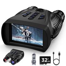 Binóculo BUSHBINOC 4K Tela 4" Visão Noturna 10X Bateria 4000mAh