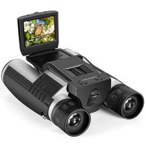 Binóculo Digital Camonity com Câmera 5MP, LCD 2", 16GB, Zoom 12x - Ideal para Observação de Pássaros, Esportes e Concertos
