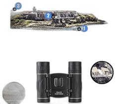 Binoculo Maritimo 10X25 Alcance 1000M Lente Bak4 Luz Nitida