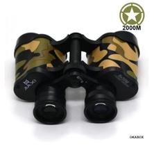 Binóculo Militar Camuflado 2000M 8x30 Americano