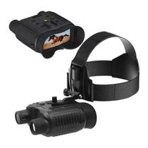 Binoculo Visao Noturna Infravermelho Foto Video Zoom Cartao Micro SD Bateria Recarregavel Acampamento Caçada Passeio Barco Pesca Suporte Cabeça Profis