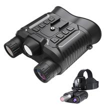 Binoculo Visao Noturna Infravermelho Tatico Lanterna Zoom Foto Video Cartao Micro SD Caça Pesca Bateria Suporte Cabeça