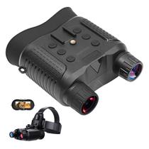 Binoculo Visao Noturna Infravermelho Zoom Cartao Micro SD Foto Video Bateria Recarregavel Pescaria Acampamento Passeio Barco Suporte de Cabeça Profiss