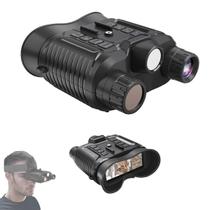 Binoculo Visao Noturna Tatico Infravermelho Zoom Lanterna Video Foto Cartao Micro SD Bateria Pesca Caça