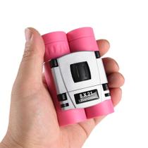 Binóculos AWOEZ 8x21 Compact para adultos e adolescentes (rosa)
