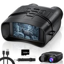 Binóculos de Visão Noturna TELUHA 4K Tela de 3" Zoom 5X