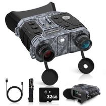 Binóculos de Visão Noturna WOSPORTS 4K 48MP Foto 1000 m IR 5000 mAh