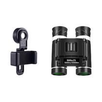 Binóculos HD BAK4 De Alta Potência 900x25 Nível De Baixa Luz Portátil Para Viagem Telescópio Mini