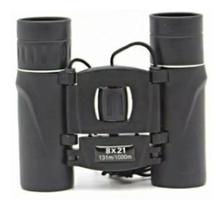 Binoculos lelong le-2050 portatil 131m/1000m 8x21 com bolsa