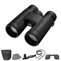 Binóculos Nikon PROSTAFF P7 10x42 pretos com lente, caneta e pano