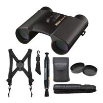 Binóculos Nikon Trailblazer 10x25 ATB com arnês e sistema de limpeza Binóculos Nikon Trailblazer 10x25 ATB com arnês e sistema de limpeza