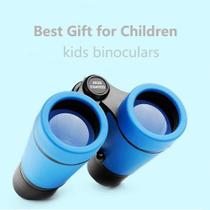 Binóculos para crianças 4x30 Azul, para meninos de 3 a 8 anos - Brinquedo e equipamento de visão - SANLIN BEANS