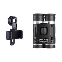 Binóculos Portáteis HD 500X25 Com Zoom, Visão De Longa Distância De 5000M a 50000M, Poderosos E Binóculos Portáteis HD 500X25 Com Zoom, Visão De Longa Distância De 5000M a 50000M, Poderosos E