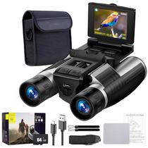 Binóculos Vazussk 12x32 com Câmera 48MP e Vídeo 2.5K - Tela LCD 2.4" - 64GB