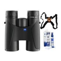 Binóculos ZEISS Terra ED 10x42 à Prova d'Água Kit Completo Binóculos ZEISS Terra ED 10x42 à Prova d'Água Kit Completo