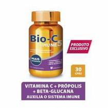 Bio-C Imune 5 Vitamina C, D, Zinco Com Própolis Bio C 30 Comprimidos - UNIAO QUIMICA