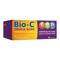 Bio-C Tripla Ação Efervescente com 10 Comprimidos - União Química
