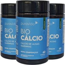 Bio Cálcio 3 X 60 Cápsulas Puravida