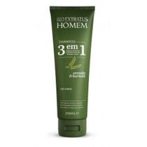 Bio Extratus Homem Shampoo 3 em 1 uso diário 250 ml cevada e hortelã Bio Extratus Homem Shampoo 3 em 1 uso diário 250 ml cevada e hortelã