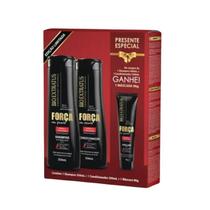 Bio Extratus Kit Força com Pimenta Shampoo 350ml + Condicionador 350ml + Máscara 90g