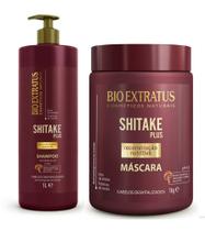 Bio Extratus Shitake Plus Kit Shampoo 1 L + Máscara 1kg Bio Extratus Shitake Plus Kit Shampoo 1 L + Máscara 1kg