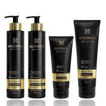 Bio Extratus Specialiste Resgate Shampoo e Condicionador 300ml mais Máscara 250g e Finalizador 200g Bio Extratus Specialiste Resgate Shampoo e Condicionador 300ml mais Máscara 250g e Finalizador 200g