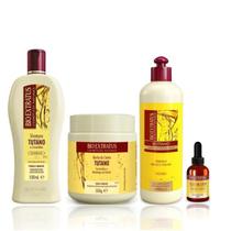 Bio Extratus Tutano Shampoo 500ml+Mácara 500g+Umidificador de Cachos 500ml+Oleo Sillitan 40ml Bio Extratus Tutano Shampoo 500ml+Mácara 500g+Umidificador de Cachos 500ml+Oleo Sillitan 40ml