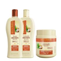 Bio Extratus Umectante Óleo de Coco (Shampoo+Condicionador+Banho de Creme 500g)