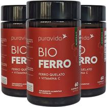 Bio Ferro 3 X 60 Cápsulas Puravida